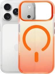 Чохол-накладка Apple iPhone 17 Pro Becover Fibra Shock-Proof Case With Magsafe Orange (715465)