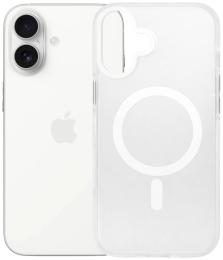 Чохол-накладка BeCover FIBRA Shock-Proof case with MagSafe для Apple iPhone 17 White (715448)