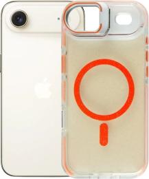 Чохол-накладка BeCover FIBRA Star Shine with MagSafe для Apple iPhone 17 Air Orange (715422)