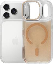 Чохол-накладка BeCover FIBRA Star Shine with MagSafe для Apple iPhone 17 Pro Max Desert Gold (715433)