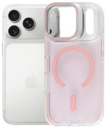 Чохол-накладка BeCover FIBRA Star Shine with MagSafe для Apple iPhone 17 Pro Max Light Pink (715435)