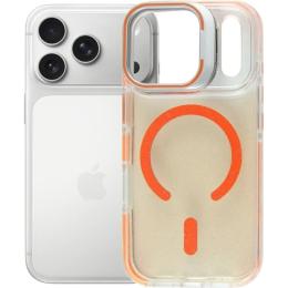 Чохол-накладка BeCover FIBRA Star Shine with MagSafe для Apple iPhone 17 Pro Orange (715429)