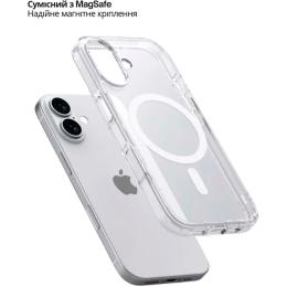 Чохол-накладка BeCover FIBRA Crystal Case with MagSafe для Apple iPhone 17 (715366)