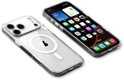 Чохол-накладка BeCover FIBRA Crystal Case with MagSafe для Apple iPhone 17 Pro Max (715370)