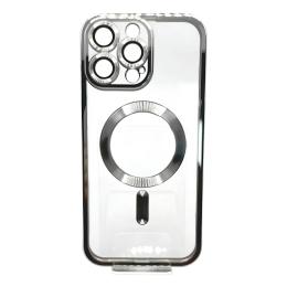 Чохол-накладка BeCover TPU Chrome Case (MagSafe) для Apple iPhone 16 Pro Silver (712083)