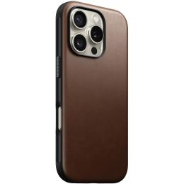 Чохол-накладка NOMAD Nomad Modern Leather Case for iPhone 16 Pro Brown (NM01696285)