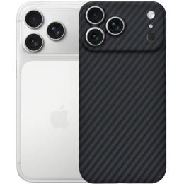 Чохол-накладка BeCover FIBRA Carbonite case with MagSafe для Apple iPhone 17 Pro Black (715409)