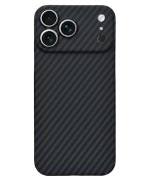 Чохол-накладка BeCover FIBRA Carbonite case with MagSafe для Apple iPhone 17 Pro Max Black (715410)
