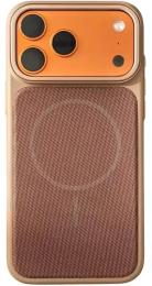 Чохол-накладка EpiK PC TechWoven Hybrid with MagSafe для Apple iPhone 17 Pro (6.3) Desert Gold