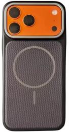 Чохол-накладка EpiK PC TechWoven Hybrid with MagSafe для Apple iPhone 17 Pro Max (6.9) Black Purple