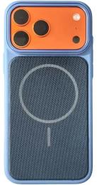 Чохол-накладка EpiK PC TechWoven Hybrid with MagSafe для Apple iPhone 17 Pro Max (6.9) Blue