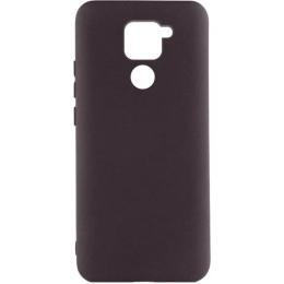 Чохол-накладка Lakshmi Silicone Cover (AA) для Xiaomi Redmi Note 9/Redmi 10X Chocolate