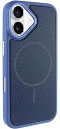 Чохол-накладка EpiK PC TechWoven Hybrid with MagSafe для Apple iPhone 17 (6.3) Blue