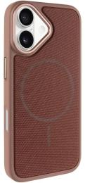 Чохол-накладка EpiK PC TechWoven Hybrid with MagSafe для Apple iPhone 17 (6.3) Desert Gold