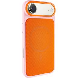 Чохол-накладка EpiK PC TechWoven Hybrid with MagSafe для Apple iPhone 17 Air (6.5) Pink