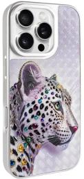 Чохол-накладка EpiK TPU + PC Crystal Hunt with MagSafe для Apple iPhone 16 Pro (6.3) White