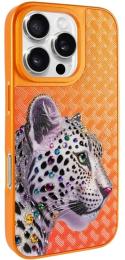 Чохол-накладка EpiK TPU + PC Crystal Hunt with MagSafe для Apple iPhone 16 Pro Max (6.9) Orange