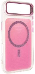 Чохол-накладка EpiK TPU + PC Jewel Sparkle with MagSafe для Apple iPhone 17 Air (6.5) Pink