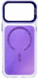 Чохол-накладка EpiK TPU + PC Jewel Sparkle with MagSafe для Apple iPhone 17 Pro (6.3) Lavender