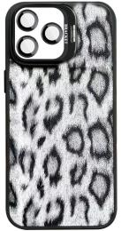 Чохол-накладка EpiK TPU + PC Wild Leopard with MagSafe and Lens для Apple iPhone 16 Pro (6.3) Black