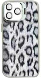 Чохол-накладка EpiK TPU + PC Wild Leopard with MagSafe and Lens для Apple iPhone 16 Pro (6.3) Gray