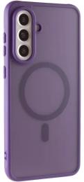 Чохол-накладка EpiK TPU Bloom with MagSafe для Samsung Galaxy S25 FE Purple