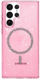 Чохол-накладка EpiK TPU Eclipse Sparkle (MagFit) для Samsung Galaxy S26 Ultra Pink