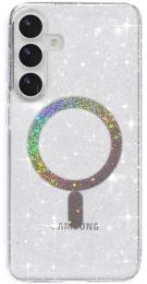 Чохол-накладка EpiK TPU Eclipse Sparkle (MagFit) для Samsung Galaxy S26 Clear