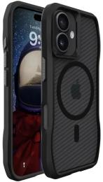 Чохол-накладка EpiK TPU Space Octagon with MagSafe для Apple iPhone 17 (6.3) Carbon Black