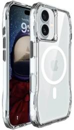 Чохол-накладка EpiK TPU Space Octagon with MagSafe для Apple iPhone 17 (6.3) Clear