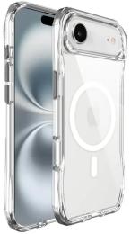 Чохол-накладка EpiK TPU Space Octagon with MagSafe для Apple iPhone 17 Air (6.5) Clear