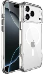 Чохол-накладка EpiK TPU Space Octagon with MagSafe для Apple iPhone 17 Pro (6.3) Clear