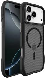 Чохол-накладка EpiK TPU Space Octagon with MagSafe для Apple iPhone 17 Pro Max (6.9) Carbon Black