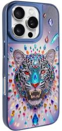 Чохол-накладка EpiK TPU + PC Crystal Hunt with MagSafe для Apple iPhone 16 Pro (6.3) Blue