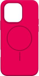 Чохол-накладка MakeFuture Silicone Solo для Apple iPhone 16 Pro Fuchsia