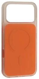 Чохол-накладка Infinity CLEAR COLOR CASE MAGSAFE (PС + TPU) для iPhone 17 Pro Orange (PС+TPU)