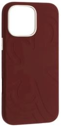 Чохол-накладка Infinity Flower Liquid Silicone Case MagSafe iPhone 15 Pro Max Deep Cherry Red (2000001650400)