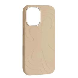 Чохол-накладка Infinity Flower Liquid Silicone Case MagSafe iPhone 16 Antique White (2000001650431)