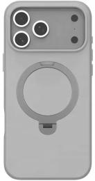 Чохол-накладка Apple iPhone 17 Pro Max (6.9) Ummi Colorful With Magsafe Hq Ring Gray