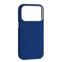 Чохол-накладка Infinity Flower Liquid Silicone Case MagSafe iPhone 17 Pro Max Quiet Blue (2000001650981)