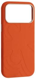 Чохол-накладка Infinity Flower Liquid Silicone Case MagSafe iPhone 17 Pro Orange (2000001651056)