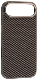 Чохол-накладка Infinity KEVLAR STYLE MagSafe for iPhone 17 Air Gray (MagSafe)