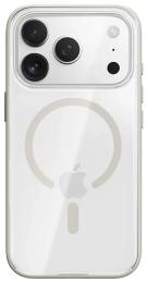 Чохол-накладка Infinity ROCK Crystal Armor Anti-Yellowing Magnetic Protection Case for iPhone 17 Pro Beige (2000001666593)