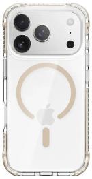 Чохол-накладка Infinity ROCK Crystal Clear Anti-Drop Magnetic Protection Case for iPhone 17 Pro Max Gold (2000001633854)