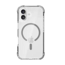 Чохол-накладка Infinity ROCK Crystal Clear Anti-Drop Magnetic Protection Case for iPhone 17 Transparent Black (2000001633731)