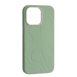 Чохол-накладка Infinity Flower Liquid Silicone Case MagSafe iPhone 16 Qingshan Jade (2000001650479)