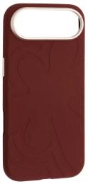Чохол-накладка Infinity Flower Liquid Silicone Case MagSafe iPhone 17 Air Deep Cherry Red (2000001650905)