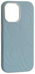 Чохол-накладка Infinity Flower Liquid Silicone Case MagSafe iPhone 17 Cloud Blue (2000001650677)