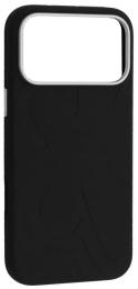 Чохол-накладка Infinity Flower Liquid Silicone Case MagSafe iPhone 17 Pro Black (2000001650752)
