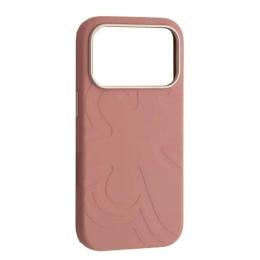 Чохол-накладка Infinity Flower Liquid Silicone Case MagSafe iPhone 17 Pro Cherry Blossom Pink (2000001650783)